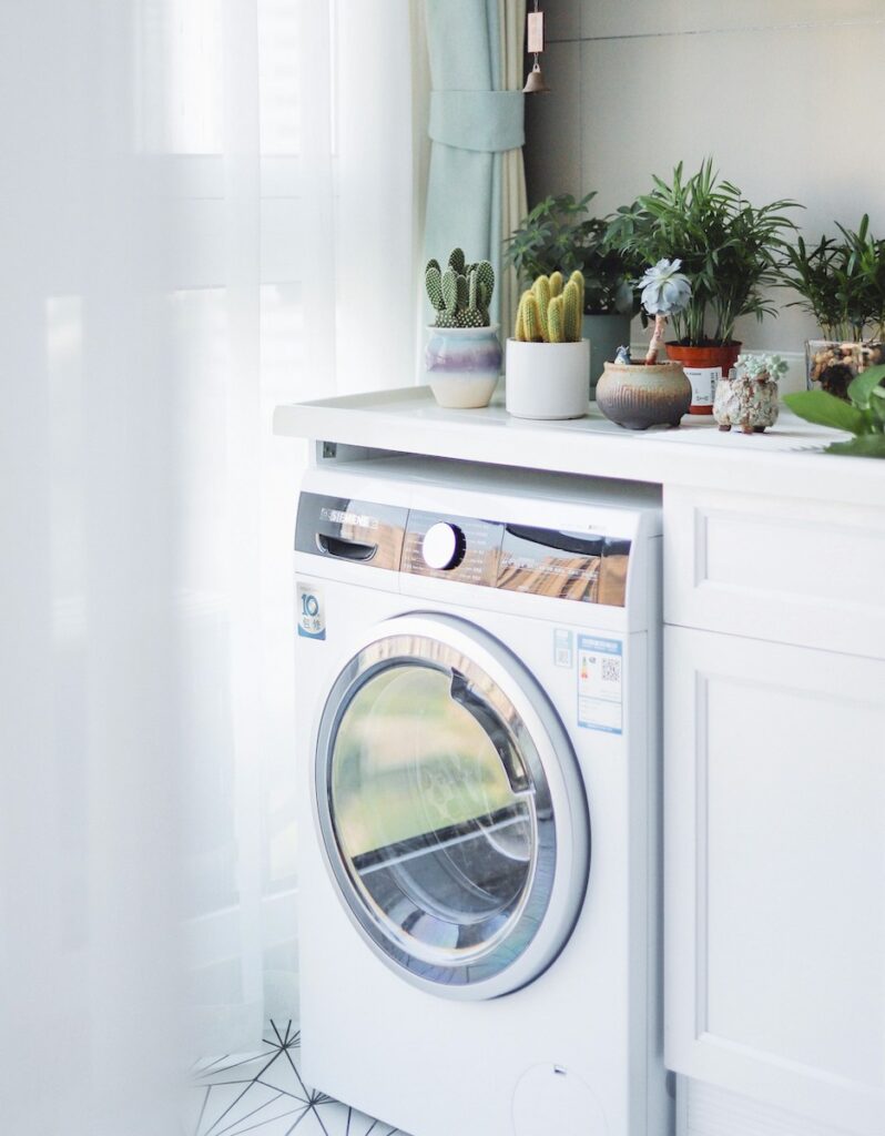 Renoverad tvättstuga i Stockholm